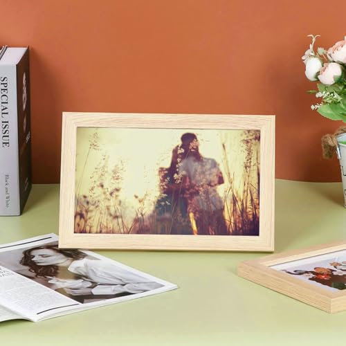 Ayoiow Photo Frame 36x15 cm Holz Mdf Photo Frames für Fotos Fotorahmen Tisch