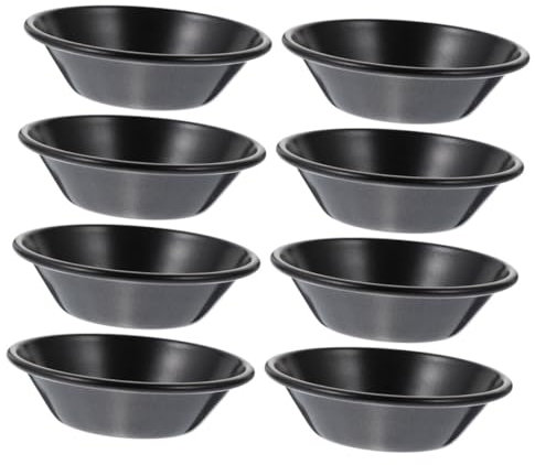 Ciieeo 8pcs Carbon Steel Tart Pan Baking Pan Tart Baking Mold Supply for Molds