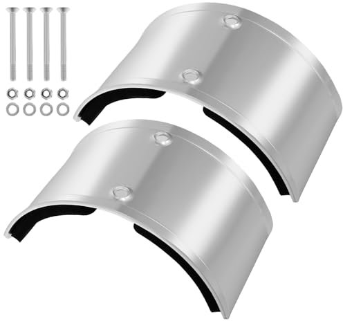 WZWTYSM Ersatzteil für Trockenbaustelzen, Beingurte-Set für Stelzenzubehör aus Aluminiumlegierung, Gebogene Platte für Feste Beine, geeignet für Heimwerkerarbeiten, Verputzen und Verkabeln (2 Paar)