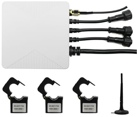 MOUKWLEK medidor Inteligente kilovatios Hora Monitor de Potencia trifásico monofásico 500A 300A 200A 120A 80A Transformador de Corriente de Abrazadera(300A,WiFi)