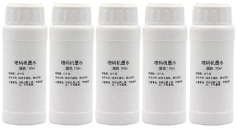FQkBEX 100ML Refillable Ink Compatible With 2588 JS10 JS12 For 12.7mm And 25.4mm Handheld Printers Quick-drying Solvent Ink(100ML-Green)