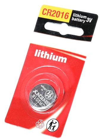 Pila de botón de 3 V CR2016 de 3 V, pila de botón de botón de 3 V, batería de litio de repuesto para luz LED electrónica equilibrada