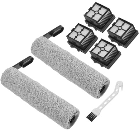 SHINEOFI Kit de Rechange pour Brosse et Filtre Autolaveuse pour Nettoyage de Sol Compatible avec Différents Modèles