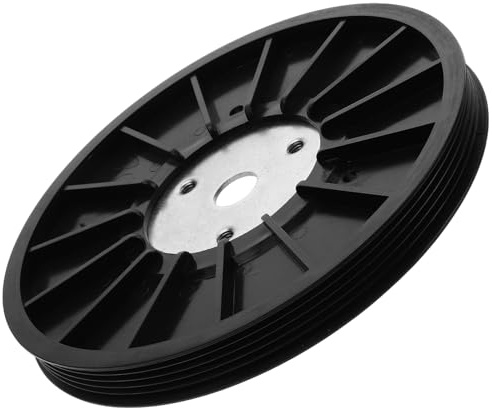 Housoutil Disco Giratorio para Bicicleta de Ejercicio, Paquete de 5 Ruedas de Cinturón Dinámicas, Accesorio para Bicicletas Fitness, Adecuado para Máquinas Gimnasio Casa, Material