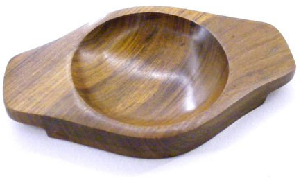 IND by Chefline Wooden Base For Balti Dish 15cm long to fit 6/18cm Karahi/Balti