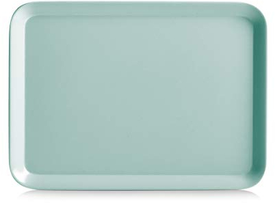 ZELLER PRESENT SCHÖNER LEBEN. PRAKTISCH WOHNEN. Vassoio in melamina, acqua, 24 x 18 cm