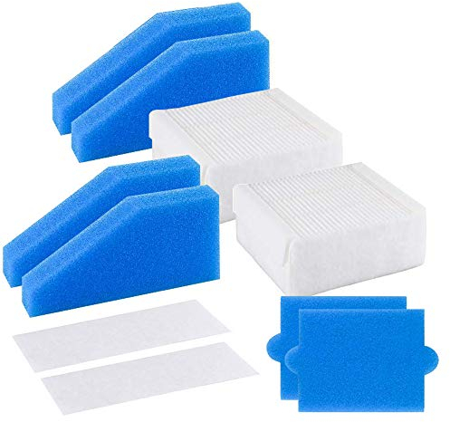 2 Stück Filter Set komplett 5-teilig geeignet für Thomas Staubsauger der Baureihe Aqua+,Alternative für Thomas Filterset 99 (Teile-Nr. 787241), Ersatzteil enthält 5 Filter