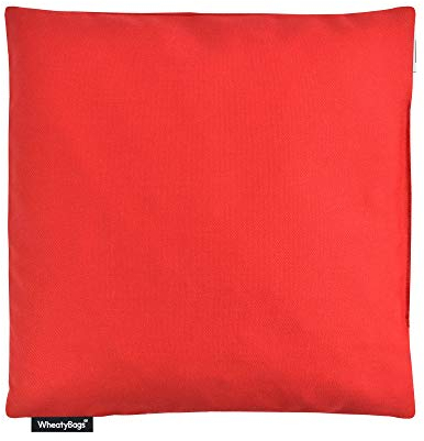 Cherry Stone Square 23cm Heat Pack - (Cotton Fabric - Red with Lavender)