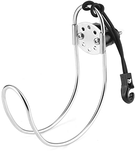 AYNEFY Support pour Fer à Cheval - 11,4 cm - en Acier Inoxydable - pour bouée de Natation