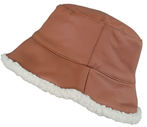 Toutacoo, Regenhut, Schlapphut, Breitkrempiger Hut, Damen, Gewachste Matte, Reversibel, wasserfester, Leopardenmuster oder einfarbig