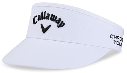 Callaway Unisex's Golf Mens High Crown Visor Collection Headwear Cap, White 24, One Size