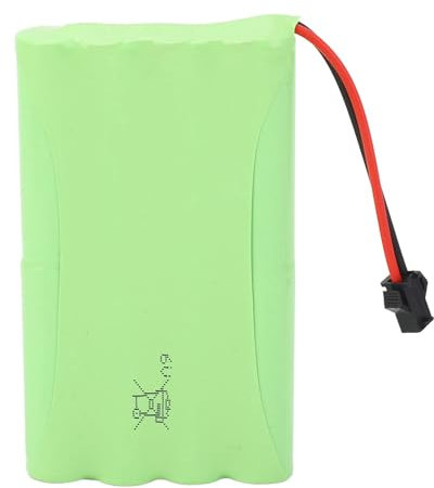 RC Car Lithium Battery, 6.0V 2400mAh Backup Battery SM 2P Plug 4WD High Speed Off-Road RC Car Battery Rechargeable for RC Car Truck Buggy