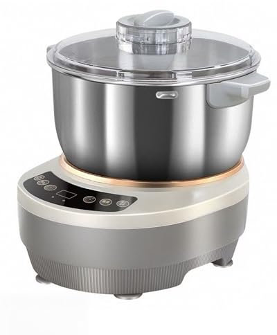 Aptovpvp Electric Dough Machine With Fermentation Function, Microcomputer Timing, Front Touch Panel, 6.3qt(7L), 304 Stainless Steel, Used For Bread, Pizza, Pancake, Dumpling Dough And Sourdough