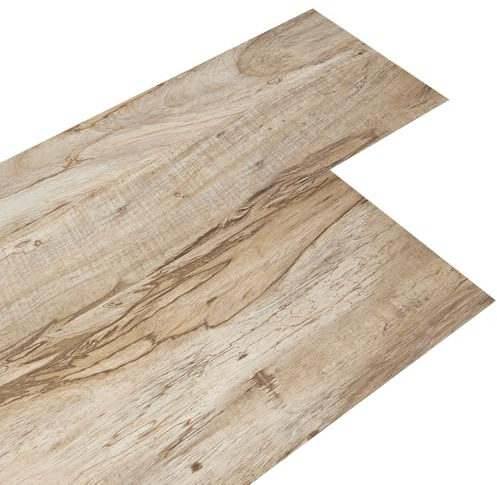 INMOZATA Selbstklebende PVC-Dielen, Dielen, wasserdichte Bodenaufkleber für Küche, Schlafzimmer, Badezimmer, Zuhause, Bodenfliesen, 91,5 x 15,2 cm, helle Eiche, 36 Stück