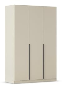 Rauch Möbel Alabama, Kleiderschrank, Farbe Beige, Breite 136 cm | Schrank, 3-türig, Zubehör Basic, für Schlafzimmer, Kinderzimmer, Gästezimmer, Homeoffice, Garderobe, Flur