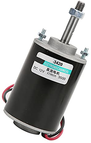 Permanent Magnet DC Motor Reversible Hochgeschwindigkeit Niedriger Rausch CW CCW Mini Gebürstete Elektromotoren 30W für -Generatoren mit Kupferstatator -Wickeln Stützt Breitere Anwendungen (12v3500