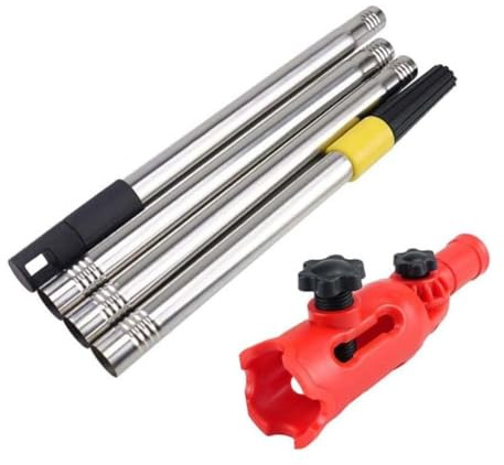 Suanzua Paint Brush Extension Multi-Angle Paint Brush Extender Extension Pole Attachment Retractable Paint Roller Extension Pole