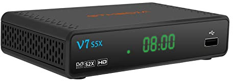 GTMEDIA V7 S5X -S / S2 / S2X SATELLITETV Signage RECEPIER 1080P H.265 Décodeur Set Top Box TV Digital Recceptor Prise en Charge Dongle de dongle USB 3 / 4G USB et