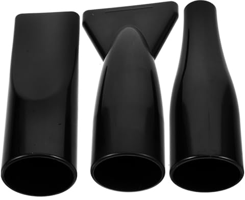 Ugello per Soffiatore per Chioma 4, 2cm ABS Nero 3 Pezzi | Beccuccio Magnetico Phon, Diffusore Ciclonico per Styling, Riutilizzabile e Leggero, per Aria Ordinata