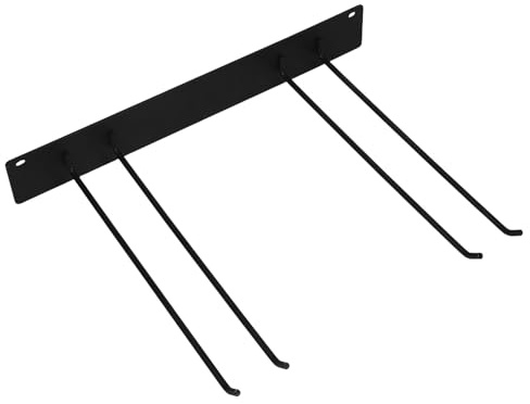 BESPORTBLE Porta Attrezzi da Parete in Metallo per Giardino e Garage Organizer Salvaspazio per Rastrelli Scope e Montaggio Facile e Design Minimalista Supporto Multiuso per Utensili