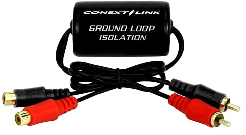 Conext Link RCA Stereo 2-K-Erdungsschleifen-Isolator, Signal-Rauschunterdrücker, Reduzierer, Lichtmaschine für Autoradio (13600)