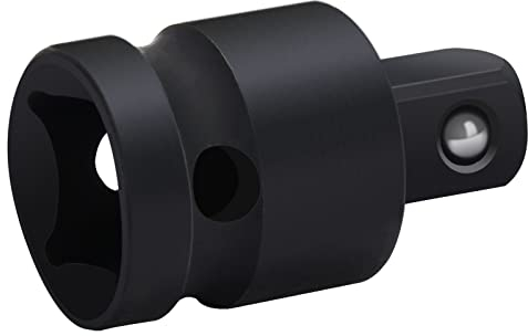 woonyee Adaptador de llave de vaso de 1/2 a 3/8 para llave de impacto