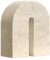 Navaris Wohnzimmer Dekoration - Moderne Tischdeko- Tischdekoration - Moderne Skulptur - Marmorskulptur - Dekoration Marmor - Echter Stein - Langlebig und pflegeleicht