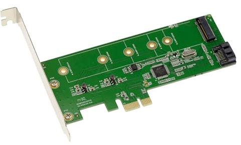 KALEA-INFORMATIQUE Carte Contrôleur PCIe Hybride pour SSD M2 SATA et Disque Dur SATA. Mode Raid 0, 1 et Hyperduo. Chipset Marvell 88SE9130