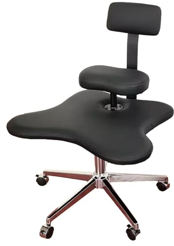 ENHEN Armless Game Stool (Color : Black)