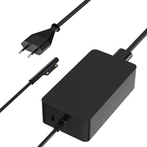 127W 102W Netzteil Ladegerät für Microsoft Surface Pro 10 9 8 7 6 5 4 3 /Surface 7 6 5 4 3/2 /1 Book 3/2 /1 Studio /2/1 Go 4 3 2 1 Go 2 1 Windows