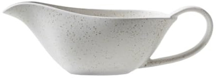 Salsera grande de cerámica para salsas y salsas, perfecto para uso doméstico y restaurante, diseño de boquilla puntiaguda de alta capacidad, ideal para asar y servir