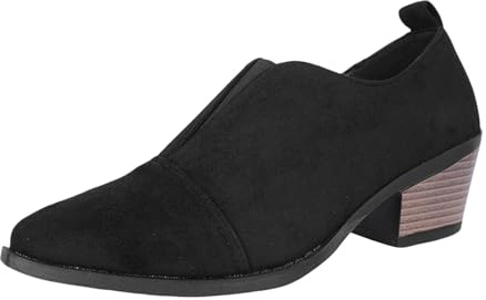 Pumps, scarpe da donna con piedi larghi, eleganti con tacco, scarpe da sposa, scarpe da ballo estive, comode da donna, con tacco alto, per Dirndl, Nero 1, 41 EU