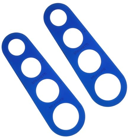 Ciieeo 2 pièces Outil de Mesure Spaghetti Inox et Portable pour Portions de Pâtes Ustensile de Cuisine pour