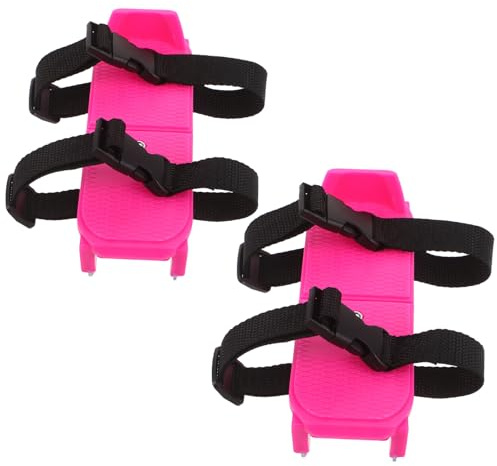 GOOHOCHY Mini Pattini da Ghiaccio Regolabili per Scarpe da Sci per Principianti Grip Sicuro per Ragazzi e Ragazze Adatti per Attività Invernali su Neve e Ghiaccio