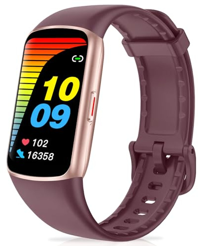 Fitness Tracker with 24/7 Heart Rate Blood Oxygen Sleep Monitor, 123 Sports Modes Calorie Smart Watches, 1.47''AMOLED Touch Screen Step Counter, Pedometer for Women Men