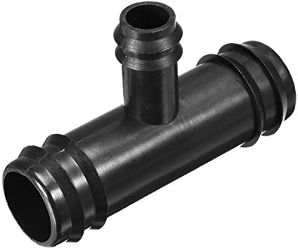 sourcing map 15pcs Lengüeta Goteo Conector T Tubo 16/25 Montaje Manguera