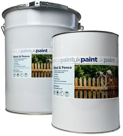 UK PAINT - Shed and Fence Paint - 5L - Rustic Red