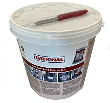 100 Stück Rational Kombidämpfer Reiniger TABS Detergente, der Rational Reiniger-tab für alle SelfCookingCenter mit zusätzlichen Küchenmesser
