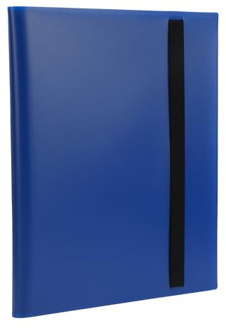 CAPASTEC Karten Sammelalbum 1 Stück Für Sammelkarten 9 Taschen 360 Hüllen | PP Material, Wasserdicht, Staubdicht, Für Sammler, Kompatibel Mit Standardkarten, Größe 21x17.5 Cm, Taschengröße 10x7 Cm