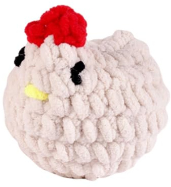 Harilla Häkelsets für Anfänger, Häkelset, süße, Huhn, DIY-Strickzubehör, mit Schritt-für-Schritt-Videoanleitungen für Erwachsene und Kinder, Einfarbig