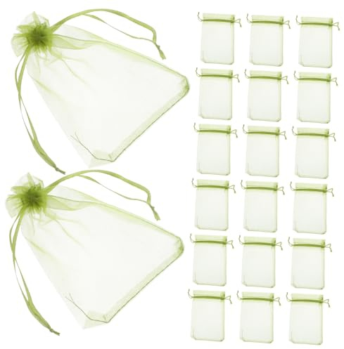 BESTonZON 100pezzi Sacchetti Protettivi per Frutta in Nylon Resistente Rete Protettiva per Mele Pesche Pere Pomodori Verdure e Frutti Vari Barriera Fisica per e Animali Selvatici Design