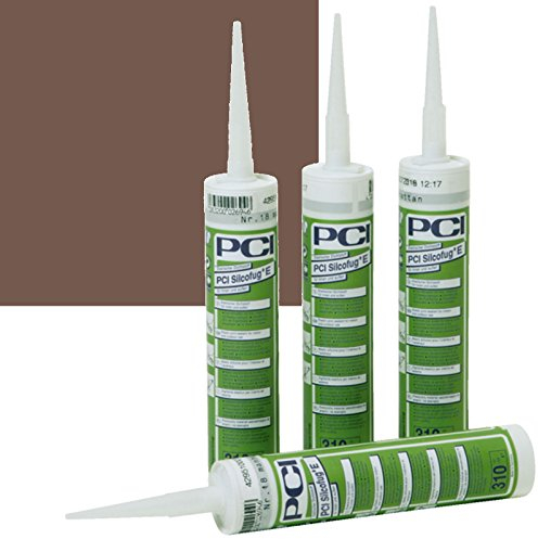 Silicone PCI SILCOFUG E Mastic 310 ml, marron