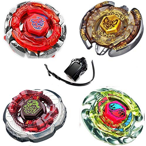 Rapidity 4-er Set KREISEL für Metall Fusion Metal Masters 4D Kampfkreisel (4)