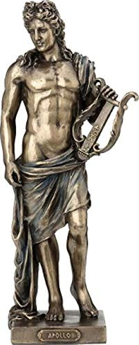 Griechischer Gott der Musik Apollo (Dekorative Bronzestatue, Figur 25cm)