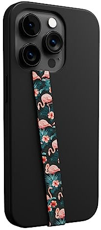 Phone Loops: Accessoire pour tenir son téléphone – iPhone Grip - Phone Grip pour tenir le portable – Support doigt pour tenir son smartphone – Porte main téléphone (FLAMANT)