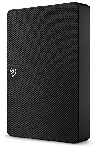 Seagate Expansion Portable, 4TB, External Hard Drive, 2.5 Inch, USB 3.0, for Mac and PC, 2 year Rescue Services (STKM4000400)