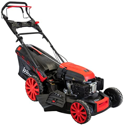 Güde 95445 Rasenmäher BIG WHEELER 534.1 R ES (4-Takt Power-Engine Motor, 3,4/4,6 (kW/PS, Schnittbreite 525 mm), Schwarz/Rot