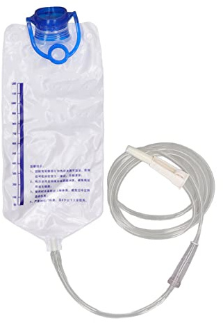 Hemmablister väska kit 1 200 ml hållbar PVC enkel drift förstoppning avlastning lavemang kit för hushåll resor