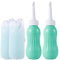 OFFO Portable Bidet Sprayer, 17OZ (500ML) Large Capacity Handheld Personal Travel Bidet Kit with Travel Bag Toilet Self Cleaning Green 2Pcs