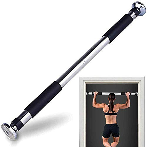 OLSKFUH Klimmzugstange, Reckstange, Fitnessgerät für den Türrahmen im Haushalt, Schlauchtrainer für Männer und Frauen (95~150) (83~130)